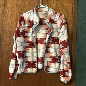 Aztec print jacket